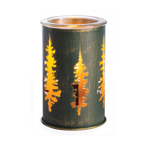 Vintage Bulb Illumination Fragrance Warmer Golden Pines