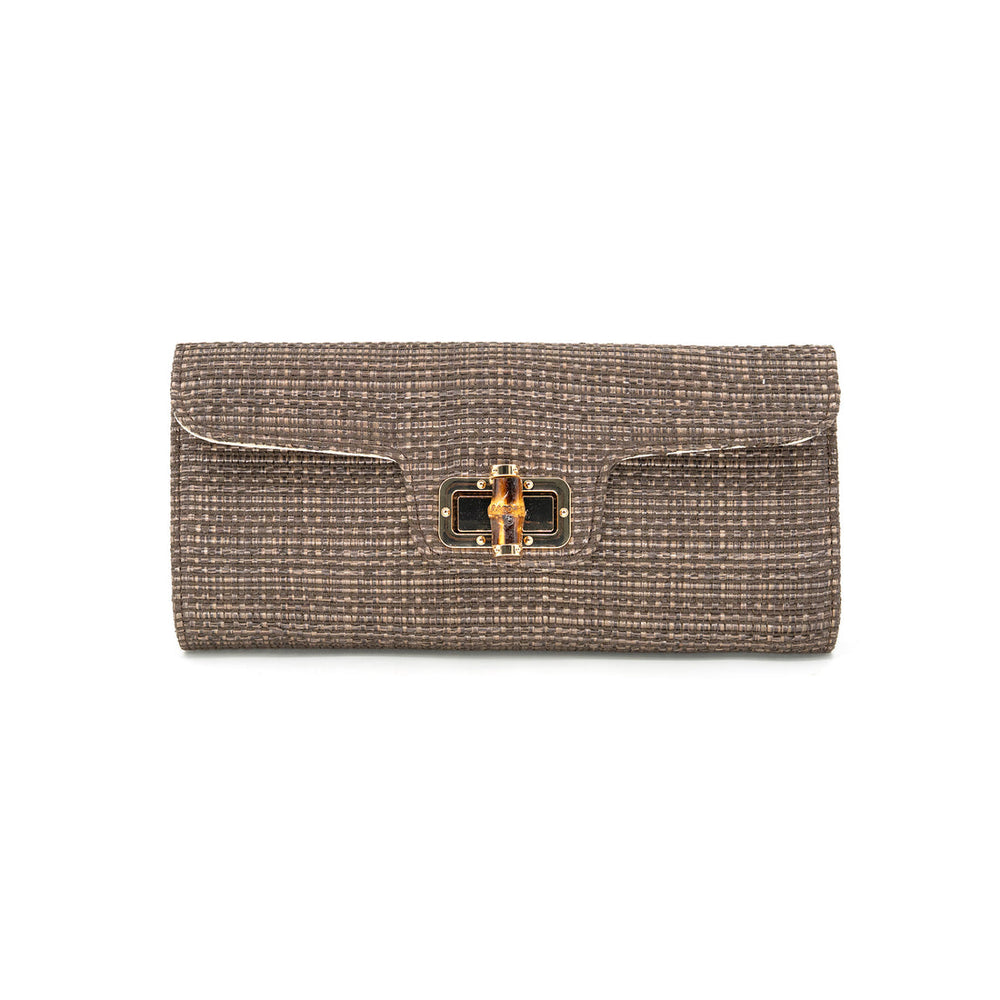 Grasscloth Clutch