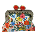 Kiki & Syds Mini Clutch Coin Purse Petite Garden Party Cream