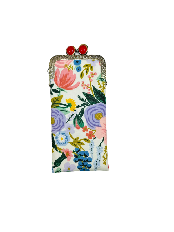 Kiki & Syds Eyeglass Case - Garden Party Ivory
