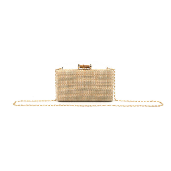 Straw Bamboo Purse