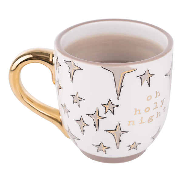 Gold Star Oh Holy Night Mug
