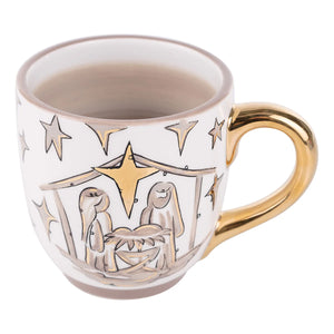 Gold Star Oh Holy Night Mug