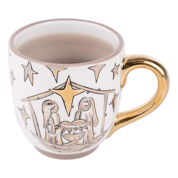 Gold Star Oh Holy Night Mug