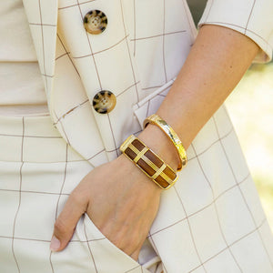 Gaia Hinged Bangle