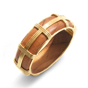 Gaia Hinged Bangle