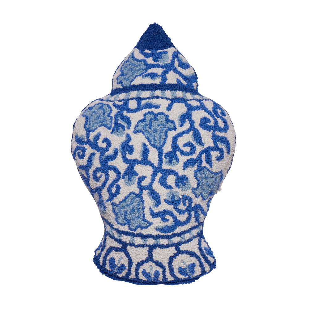 Chinoiserie Vase Hook Pillow