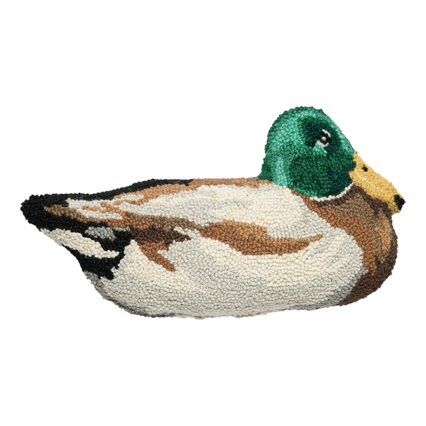 Duck Shaped Hook Pillow Blown-in Filled
