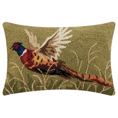 Pheasant Hook Pillow  Poly Filled