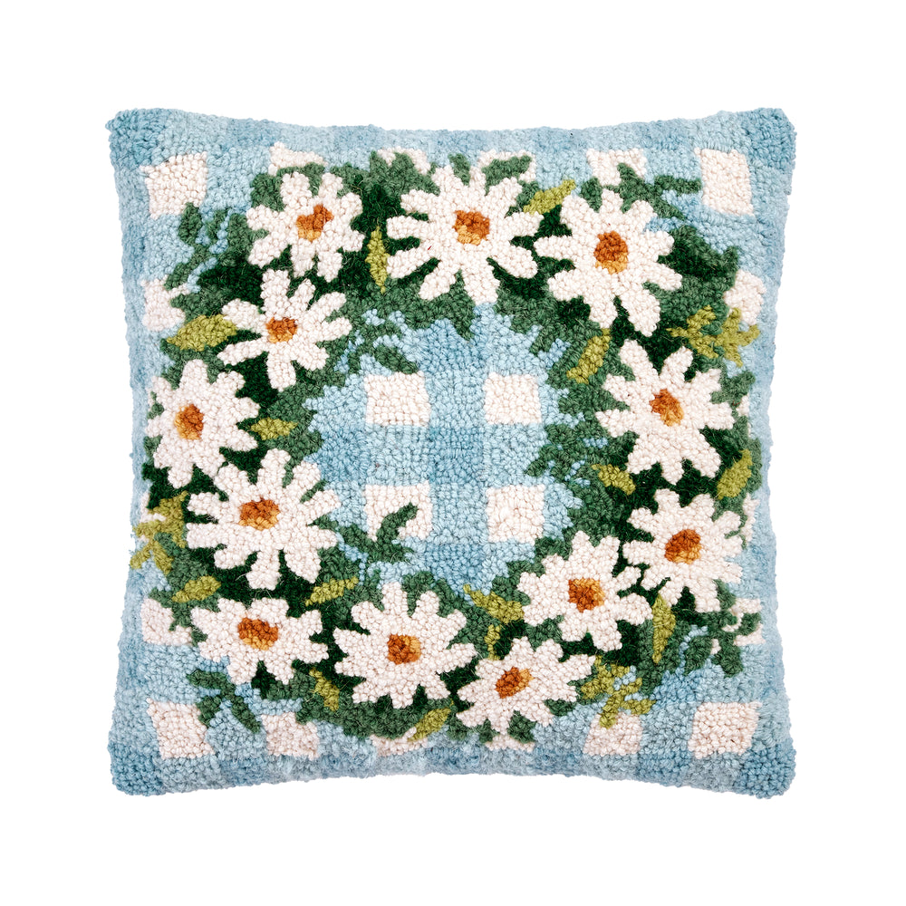 Daisy Wreath Hook Pillow