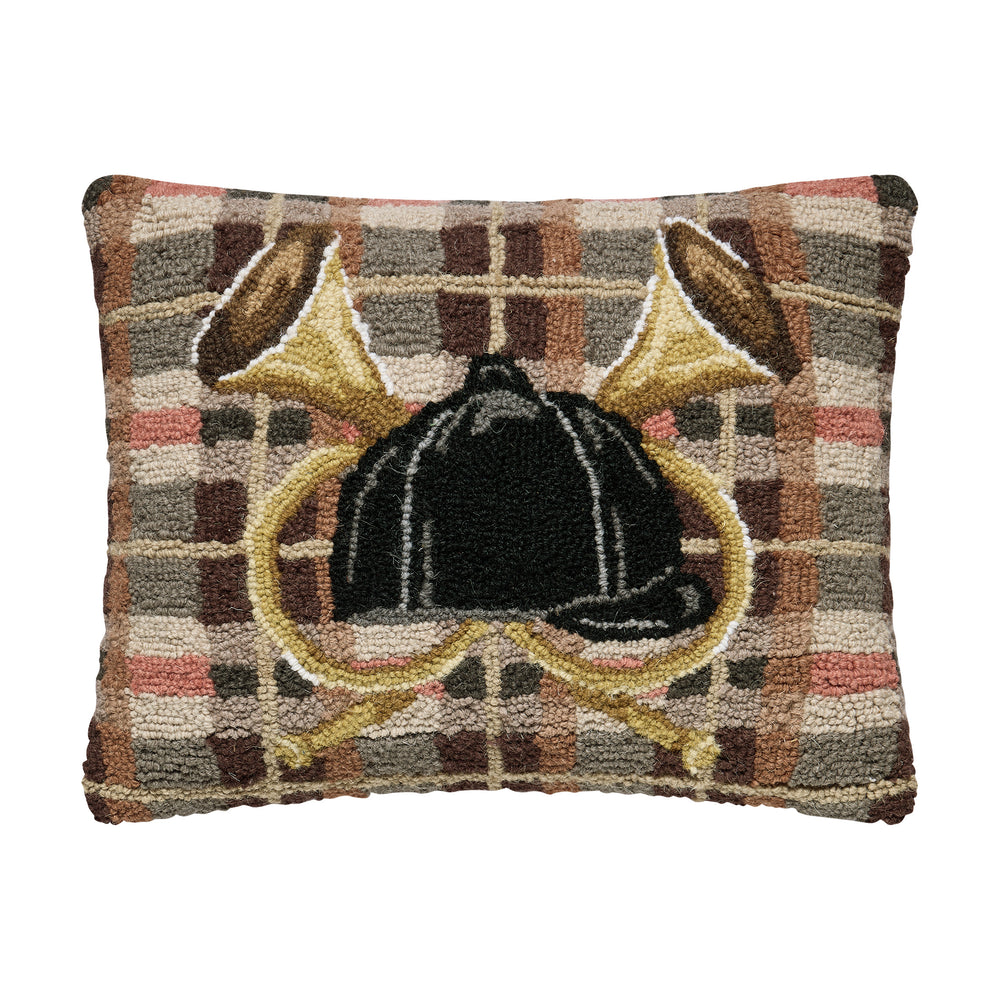 Bugle Crest Hook Pillow Poly Filled