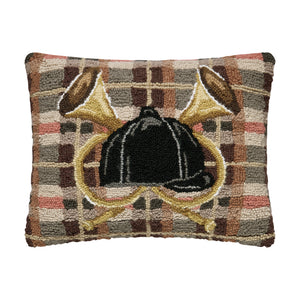 Bugle Crest Hook Pillow Poly Filled