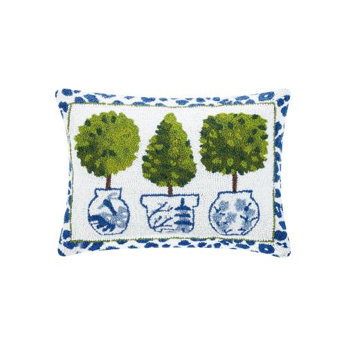 Leopard Printed Topiary Hook Pillow