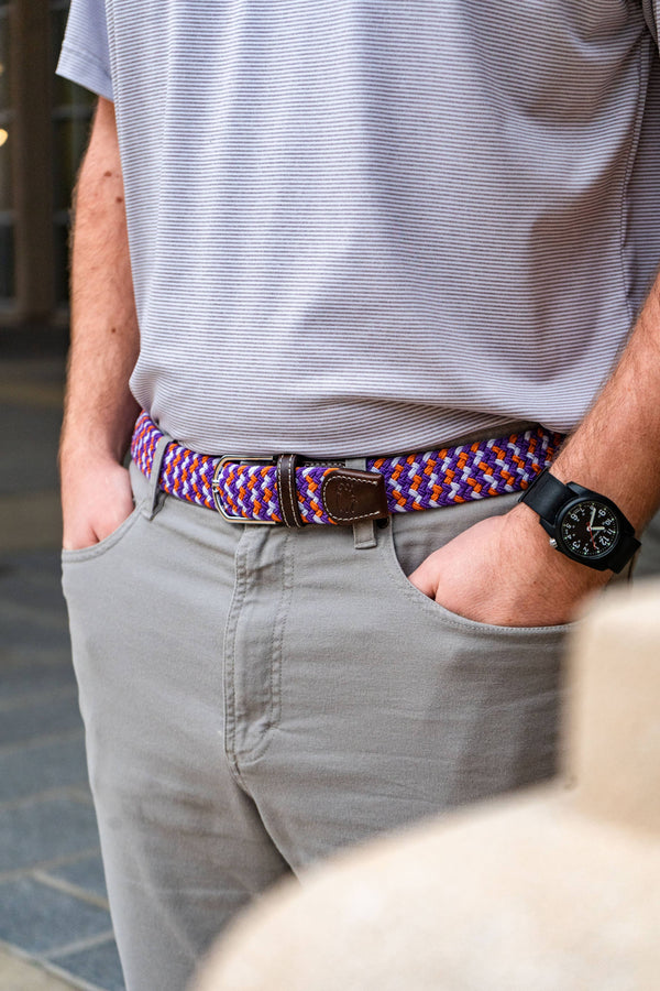 The Hartwell Woven Stretch Belt