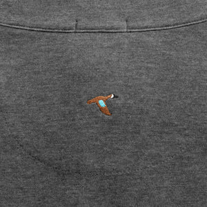 Charcoal Cotton/Modal Quarter-Zip