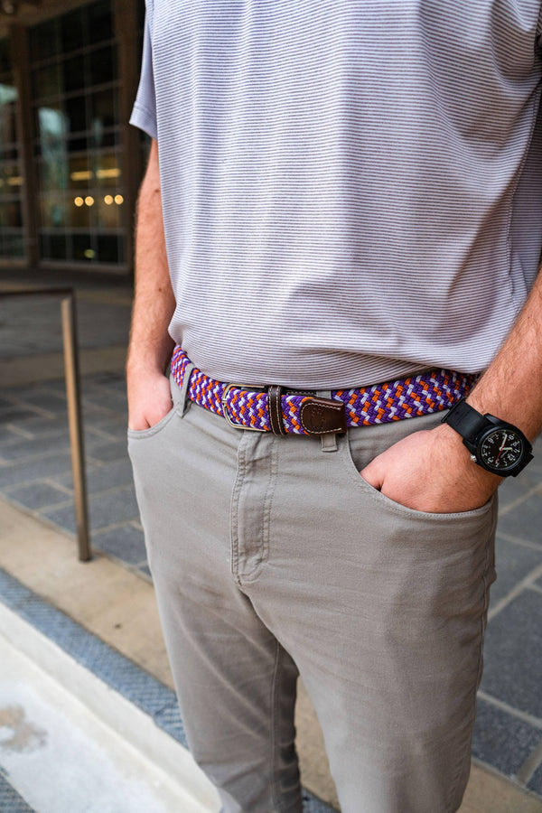 The Hartwell Woven Stretch Belt