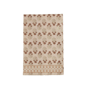 Bulb Block Print Ribbon Towel