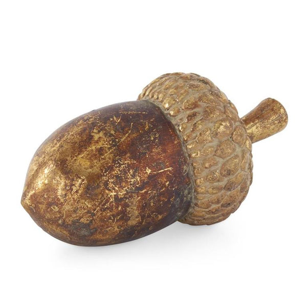 Gold & Bronze Textured Resin Acorn