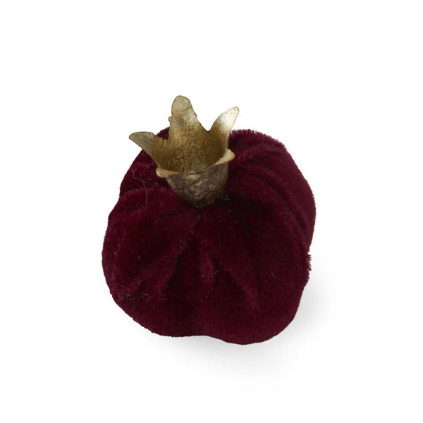 Bag of 6 Burgundy Velvet Pomegranate