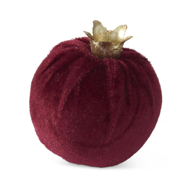 Bag of 6 Burgundy Velvet Pomegranate