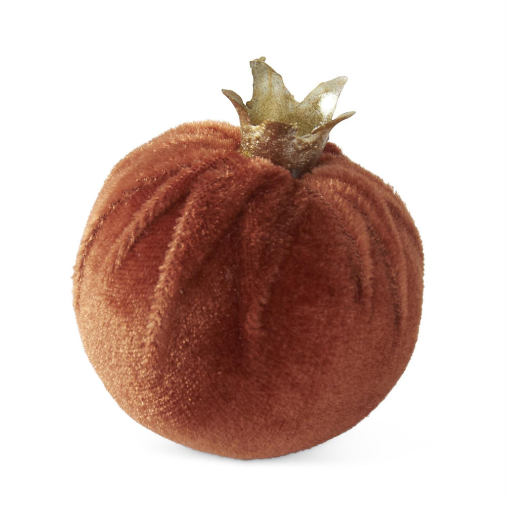 Bag of 6 Dark Orange Velvet Pomegran