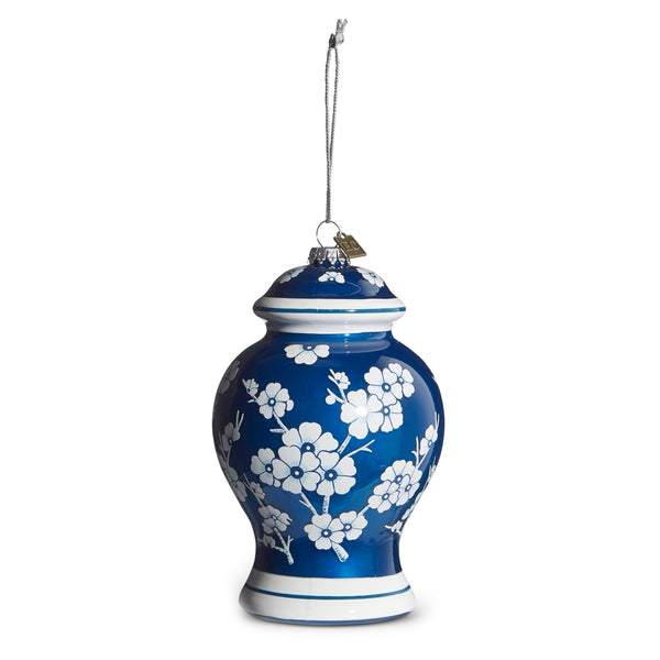 Dark Blue Ginger Jar Ornament