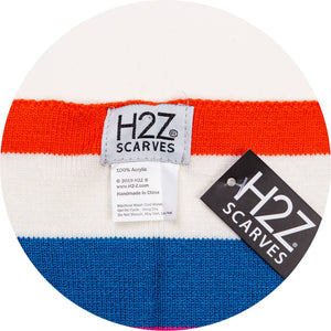 Sorbet Stripes - 17" x 41" Faux Sweater Scarf