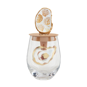 Single Oyster Wine Glass Set