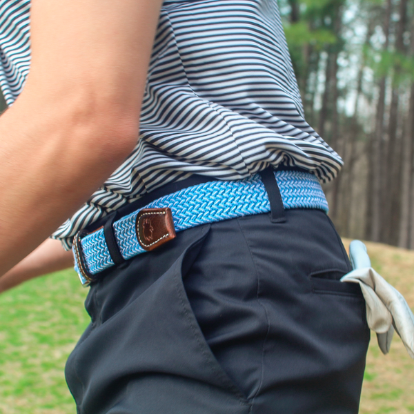 The Newport Woven Stretch Belt