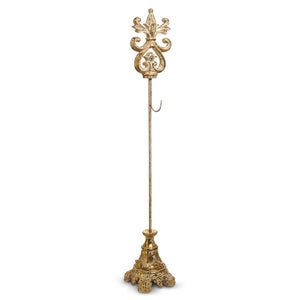 Gold Acanthus Wreath Stand