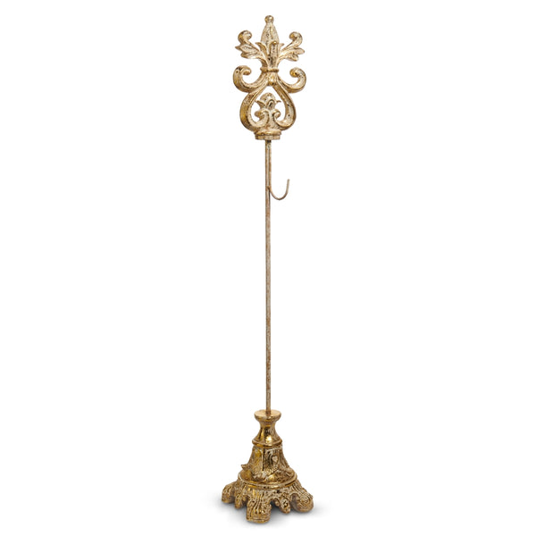 Gold Acanthus Wreath Stand