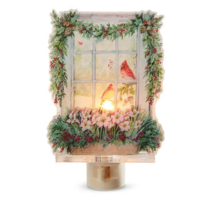 Layered Cardinal Night Light