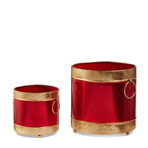 Red and Gold Containers
