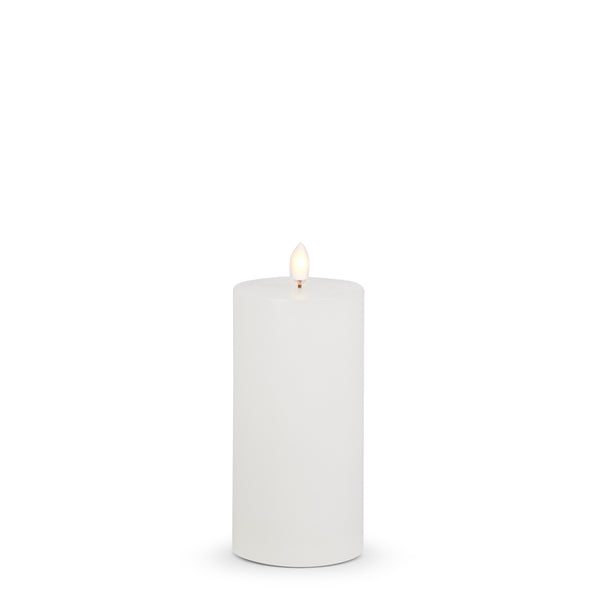 3" X 6" White Pillar Candle