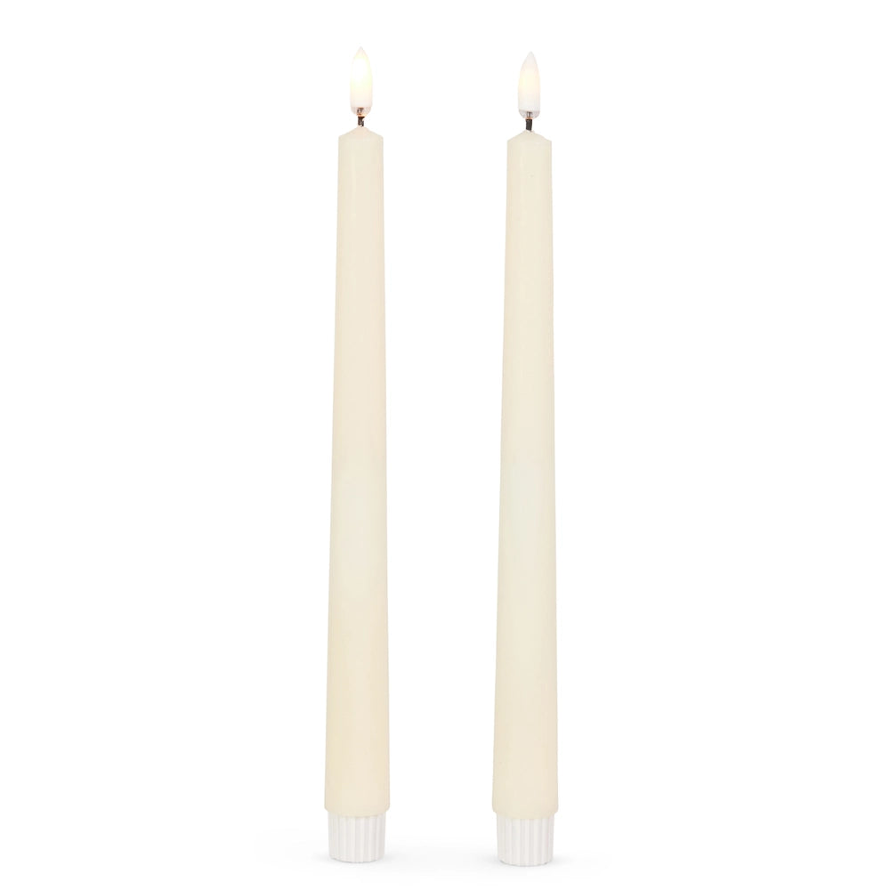 11" Ivory Taper Candles