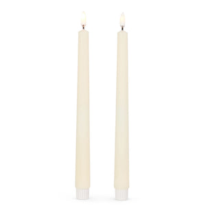 11" Ivory Taper Candles