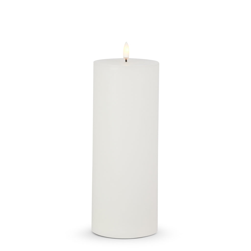 3.5" X 9" White Pillar Candle