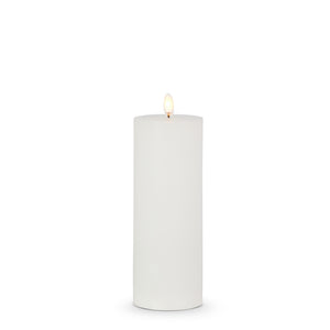 3" X 8" White Pillar Candle
