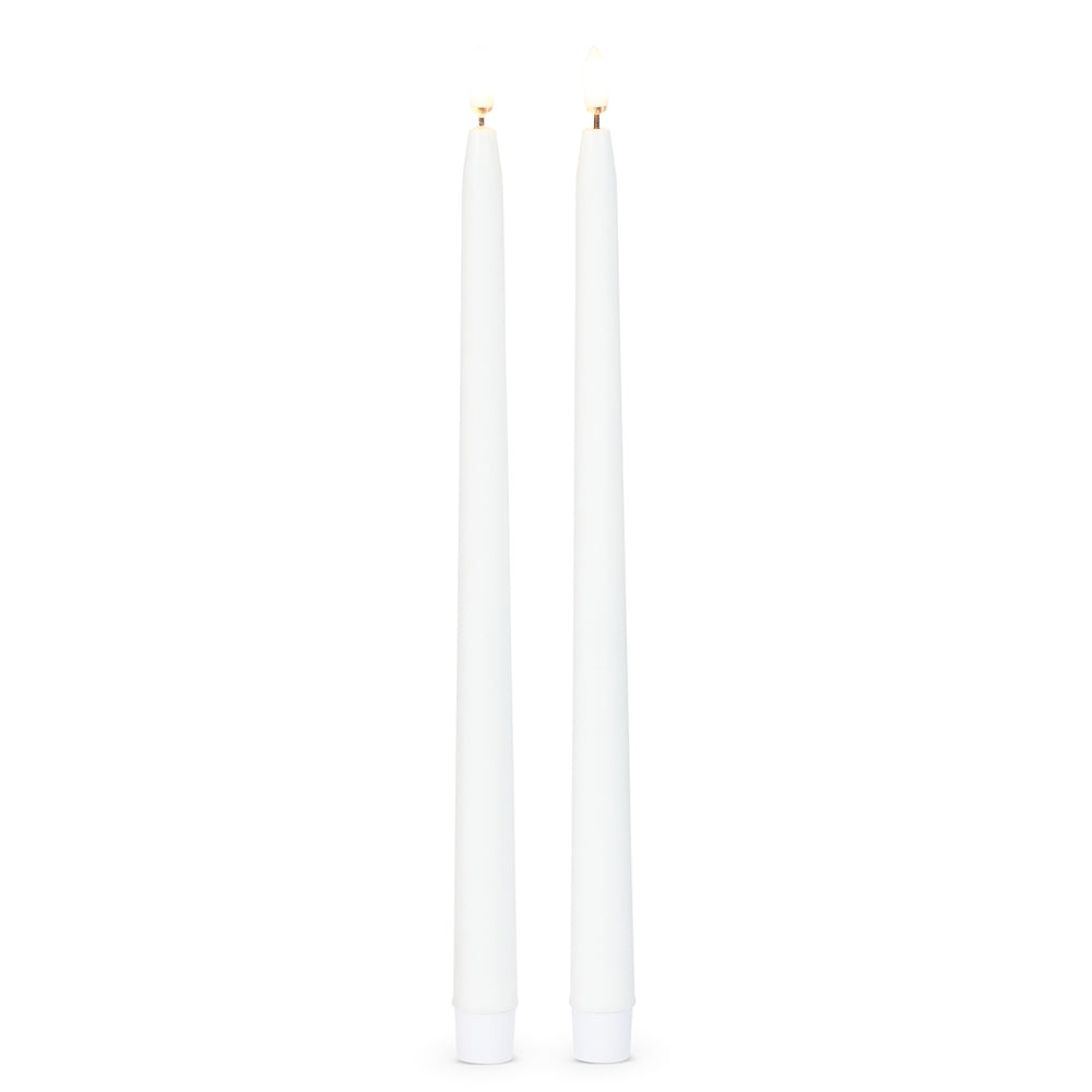 12.5" White Taper Candles