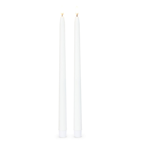 12.5" White Taper Candles
