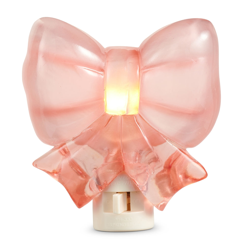 4.5" Pink Bow Night Light