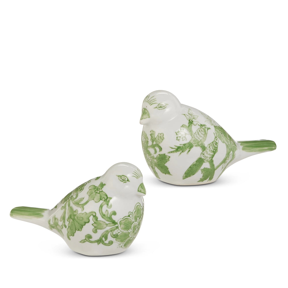 Green Chinoiserie Bird