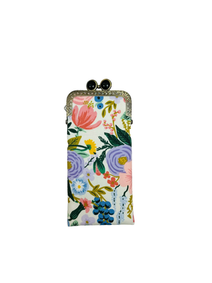 Kiki & Syds Eyeglass Case - Garden Party Ivory