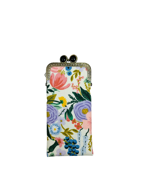 Kiki & Syds Eyeglass Case - Garden Party Ivory