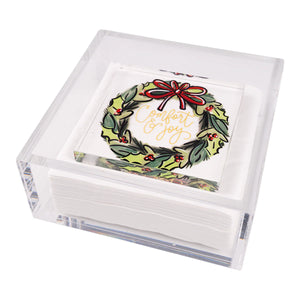Comfort & Joy Wreath Napkin Weight