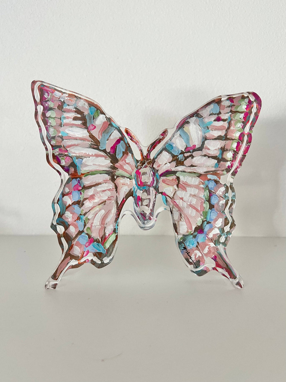 "Butterfly I" acrylic shelfie