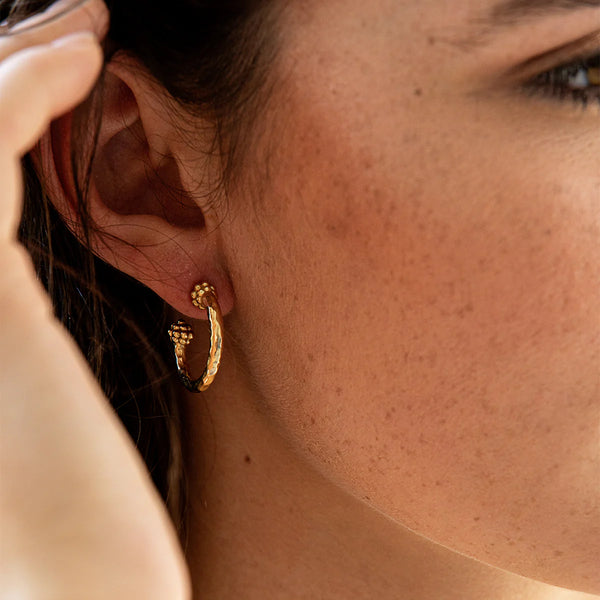 Berry Small Hoop Earrings
