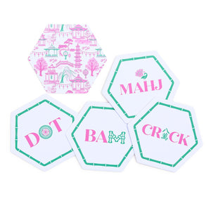 Let's Mahj Paper Coaster Set