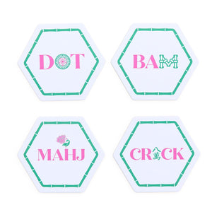 Let's Mahj Paper Coaster Set