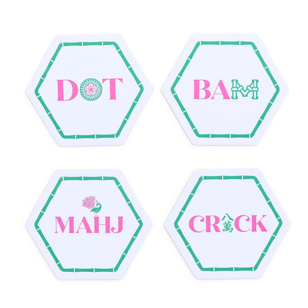 Let's Mahj Paper Coaster Set